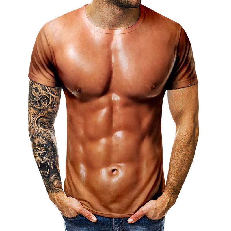 Body Building Muscle Tattoo T-shirt