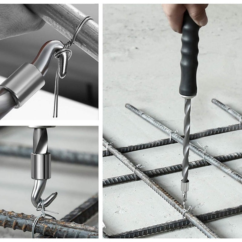 Automatic Hook Straight Pull Twisting Tool Rebar Concrete Wire Tie Metal Binding