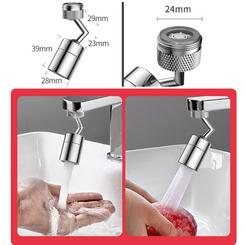 720°Swivel Universal Splash Filter Faucet Aerator