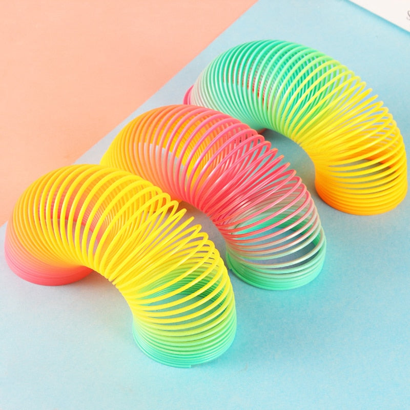 Rainbow Spring Coil Circle Toys