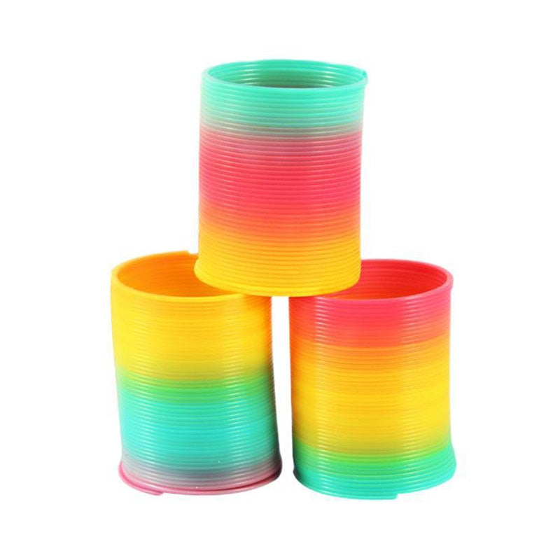 Rainbow Spring Coil Circle Toys