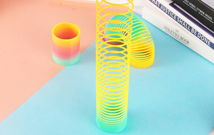 Rainbow Spring Coil Circle Toys