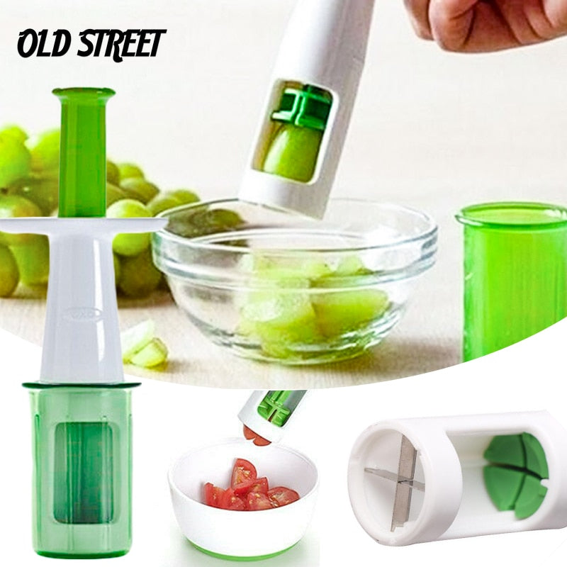 Grape slicer creative kitchen tool