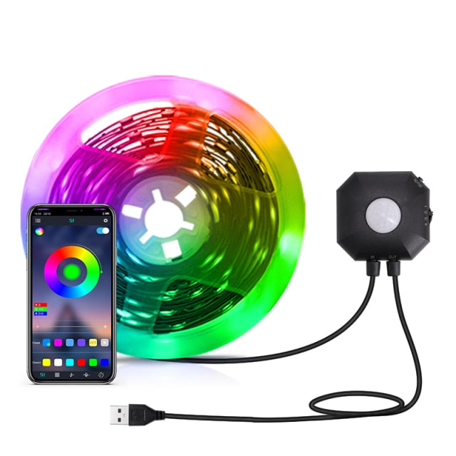 RGB Motion Sensor LED Light