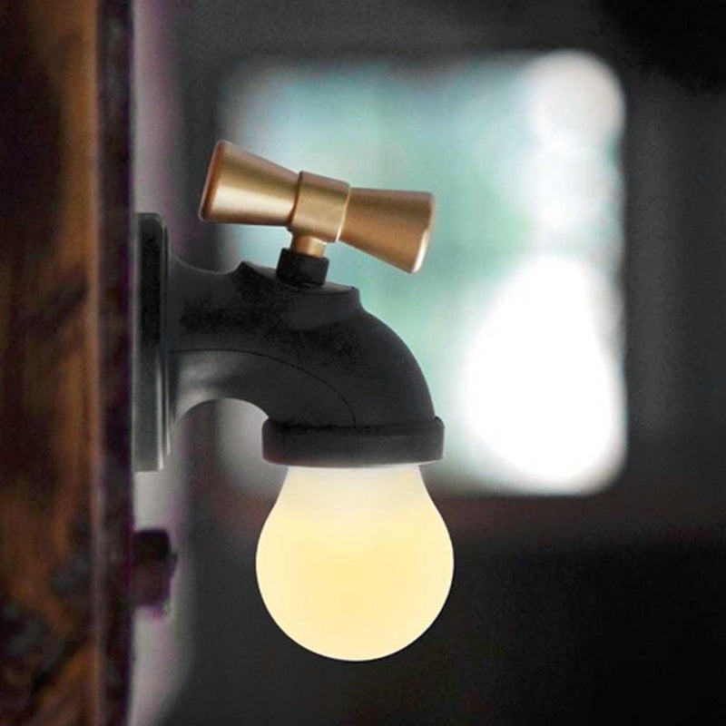 Rechargeable Unique Water Tap Shape Lamp