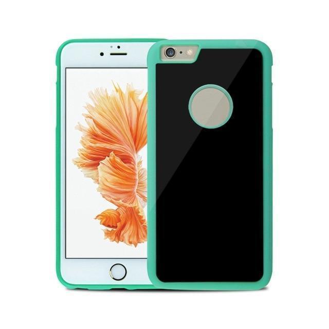 OTAO Anti Gravity Phone Bag Case For iPhone X 8 7 6S Plus Antigravity TPU Frame Magical Nano Suction Cover Adsorbed Car Case