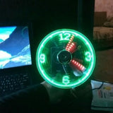 Mini USB Flexible Fan Clock