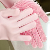 2pcs Silicone Cleaning Gloves