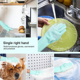 2pcs Silicone Cleaning Gloves