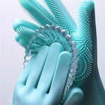 2pcs Silicone Cleaning Gloves