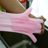 2pcs Silicone Cleaning Gloves