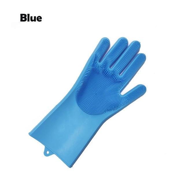 2pcs Silicone Cleaning Gloves