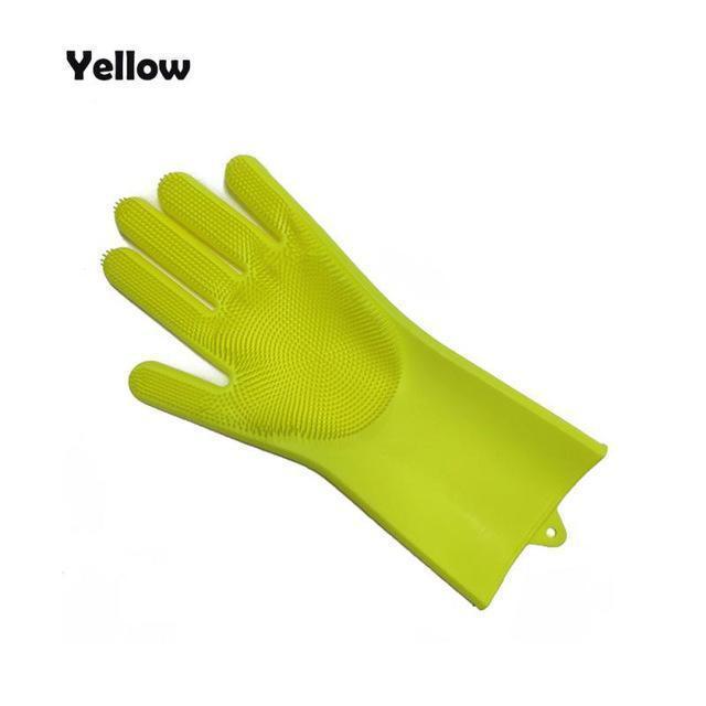 2pcs Silicone Cleaning Gloves