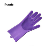 2pcs Silicone Cleaning Gloves