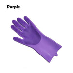 2pcs Silicone Cleaning Gloves