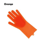 2pcs Silicone Cleaning Gloves