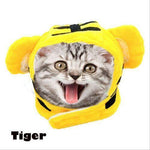 Funny Cute Puppy Pet Safe Cat Costume Tiger Elk Cap Hat for Cat Dog Halloween