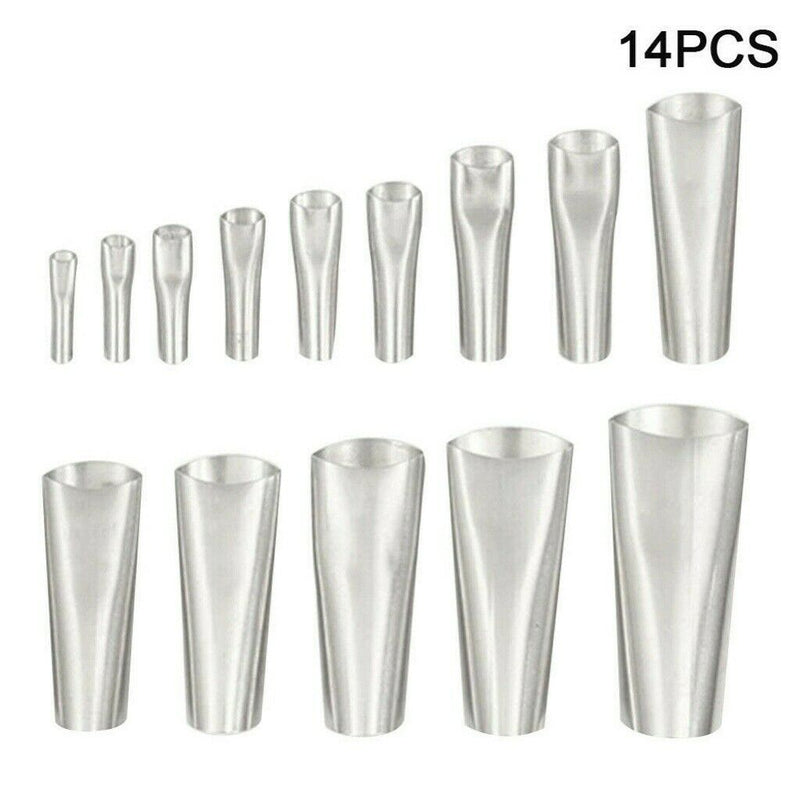 14Pcs Finisher Caulking Nozzle Stainless Steel