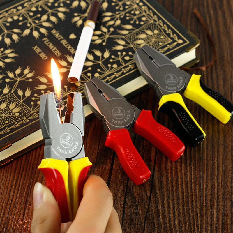 Pincer Pliers Windproof Gas Lighter