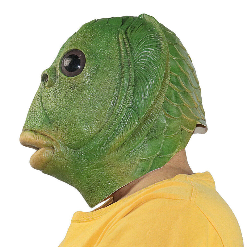 Funny Strange Fish Mask Silicone Headgear Cosplay