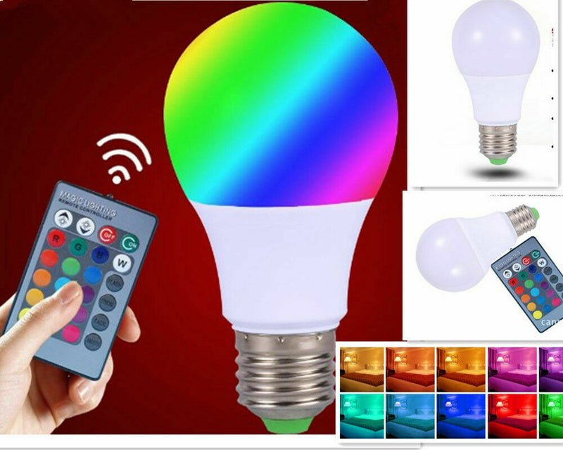 E27 LED Light Bulb Lamp 5W RGB