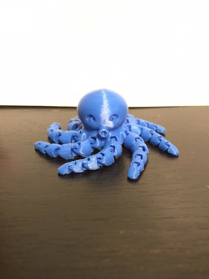 3-D Printed Cute Mini Octopus