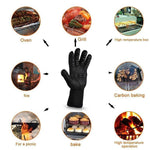 932℉(500℃) Extreme Heat Resistant BBQ Fireproof Gloves