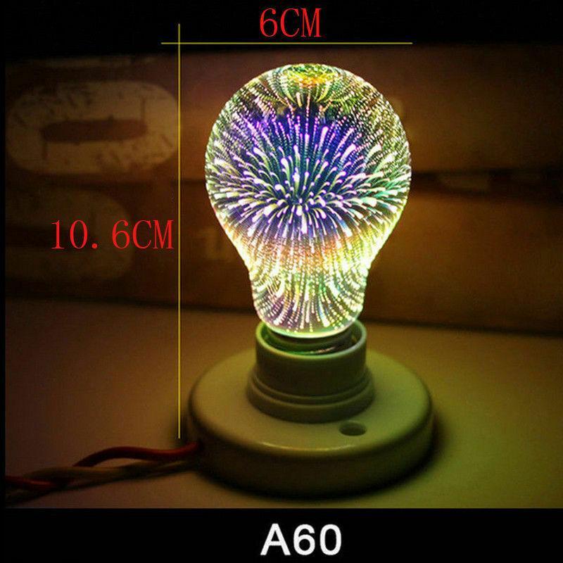 LED Firework 3D light  E27