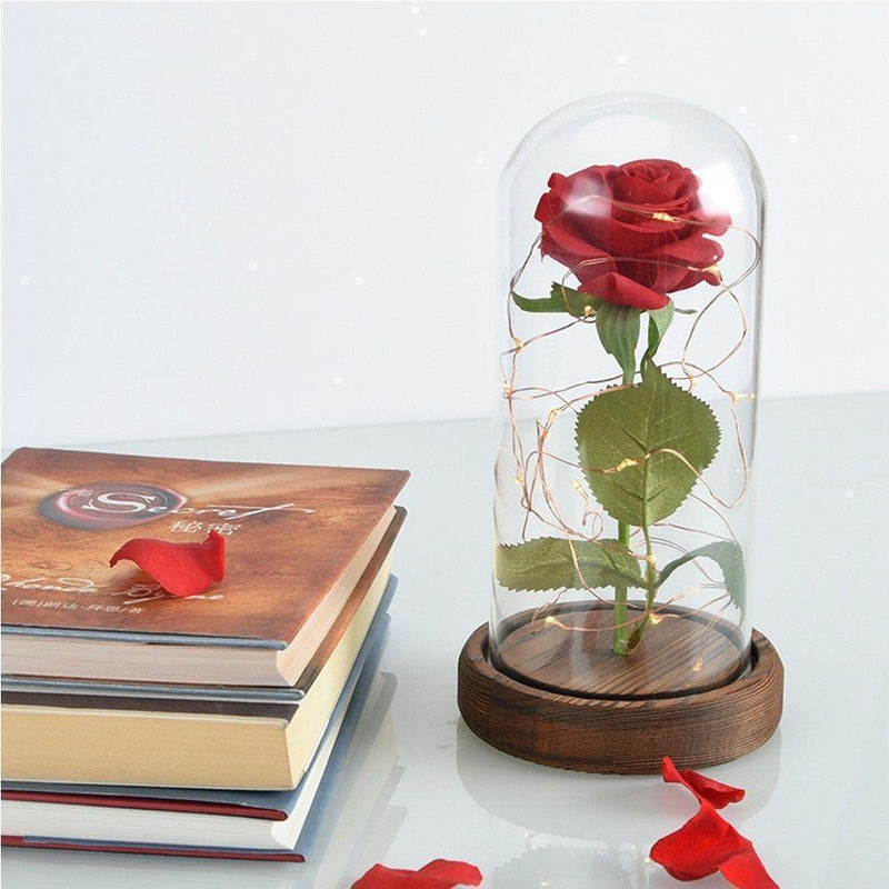 Enchanted Rose Flower Lamp