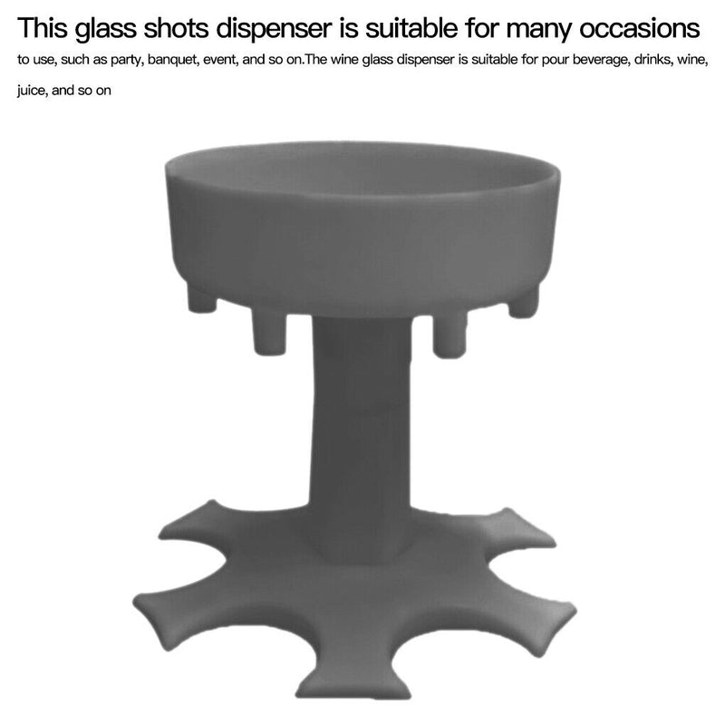 6 Shot Glass Dispenser And Holder