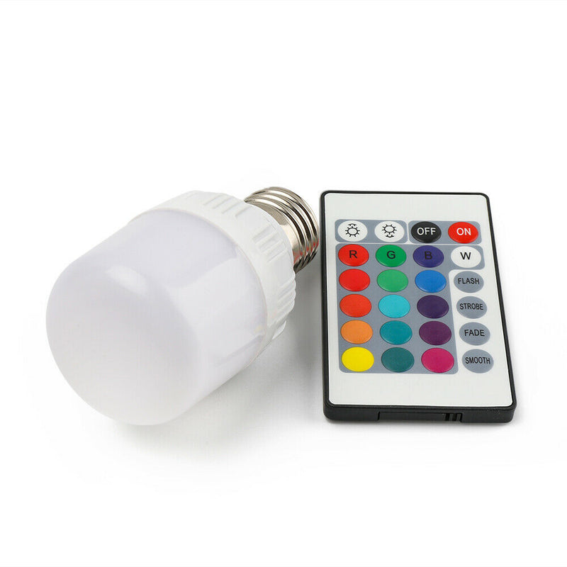 E27 LED Light Bulb Lamp 5W RGB