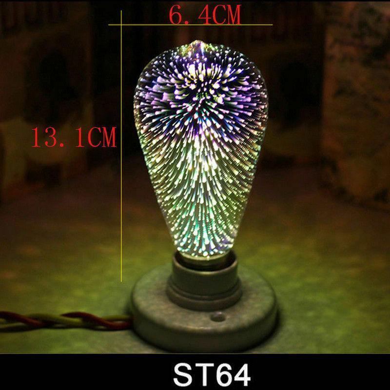 LED Firework 3D light  E27