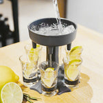 6 Shot Glass Dispenser And Holder