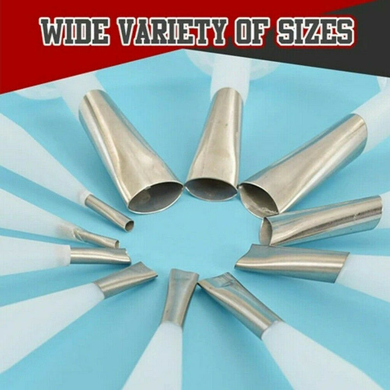 14Pcs Finisher Caulking Nozzle Stainless Steel