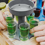 6 Shot Glass Dispenser And Holder