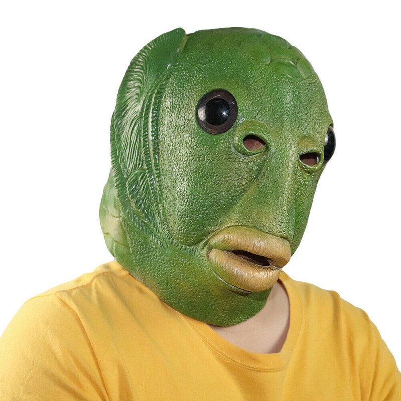 Funny Strange Fish Mask Silicone Headgear Cosplay