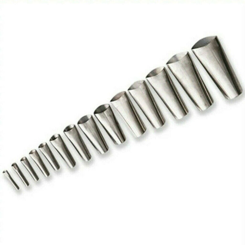 14Pcs Finisher Caulking Nozzle Stainless Steel