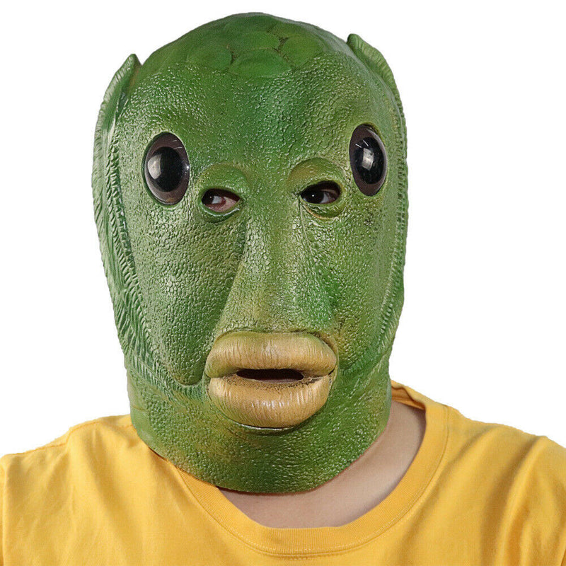 Funny Strange Fish Mask Silicone Headgear Cosplay