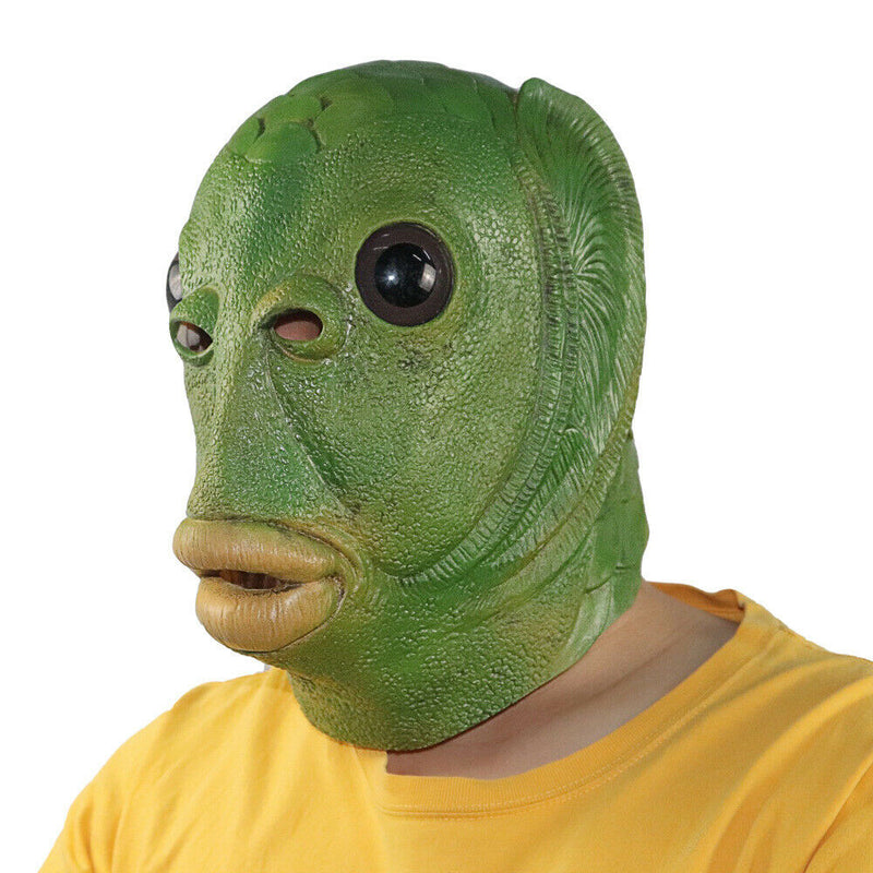 Funny Strange Fish Mask Silicone Headgear Cosplay